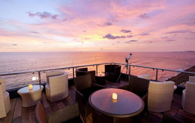 12. Rooftop restaurant